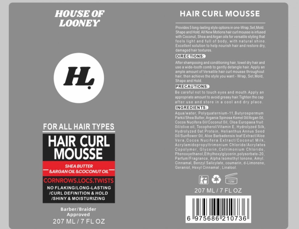 HL Hair Curl Mousse