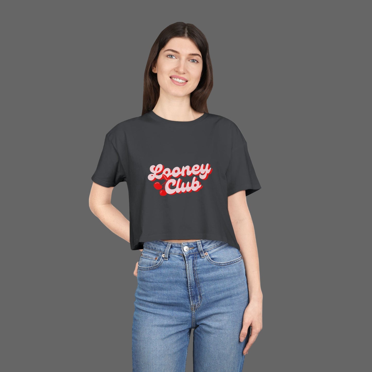 Looney Club Crop Top Tee