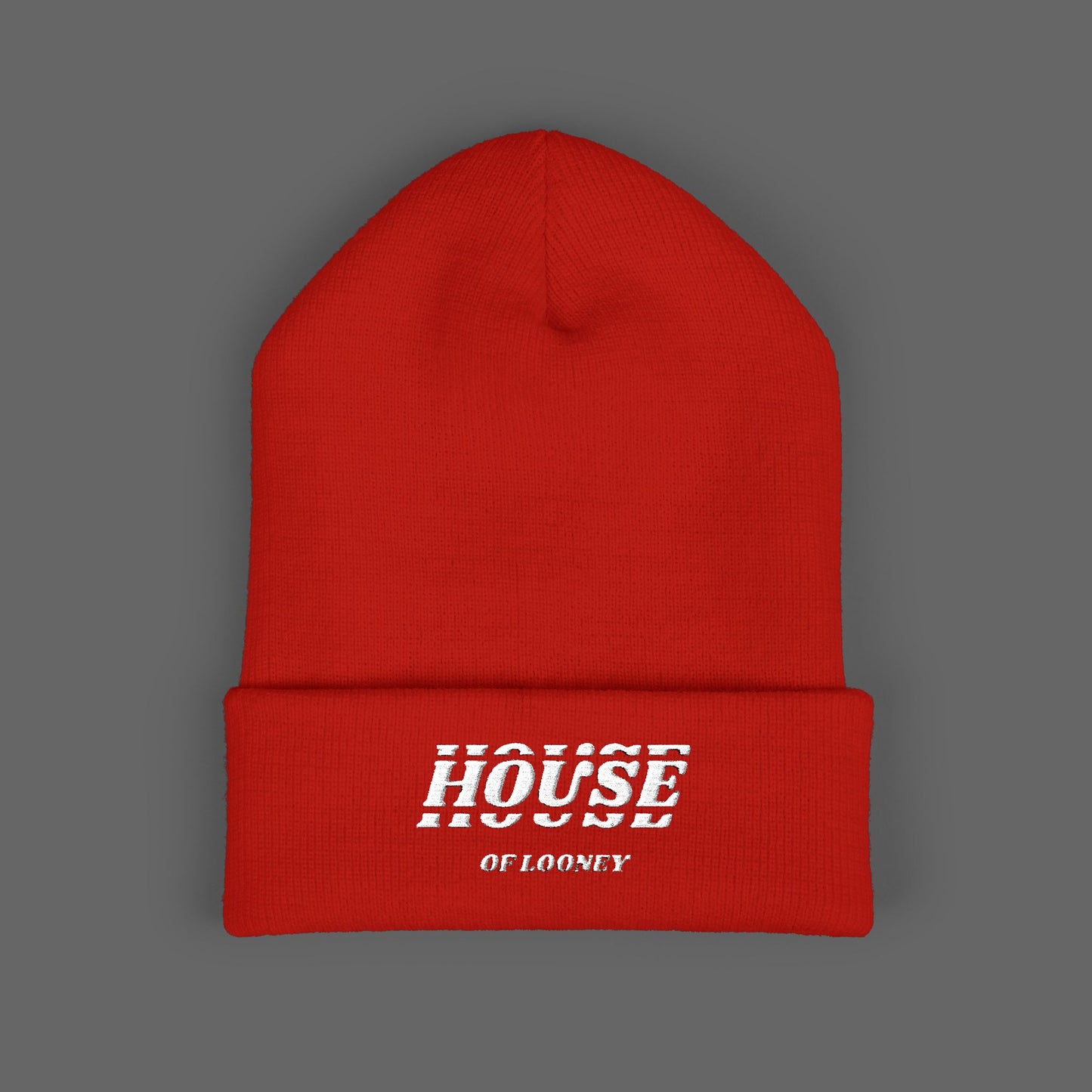 House Embroidered Beanie