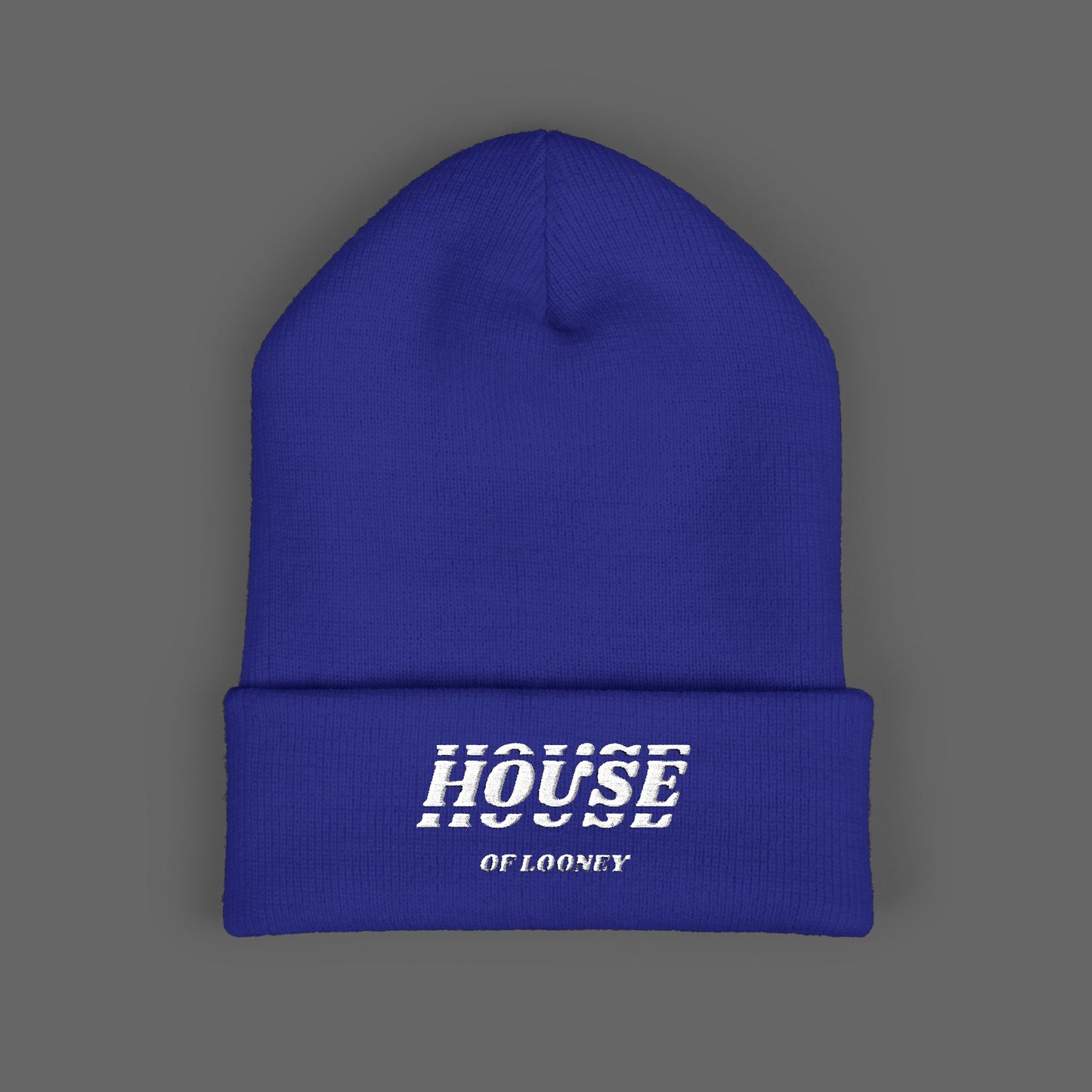 House Embroidered Beanie