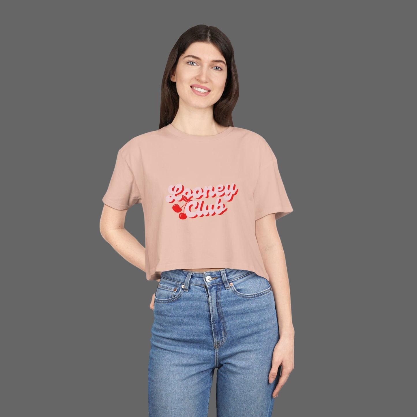 Looney Club Crop Top Tee