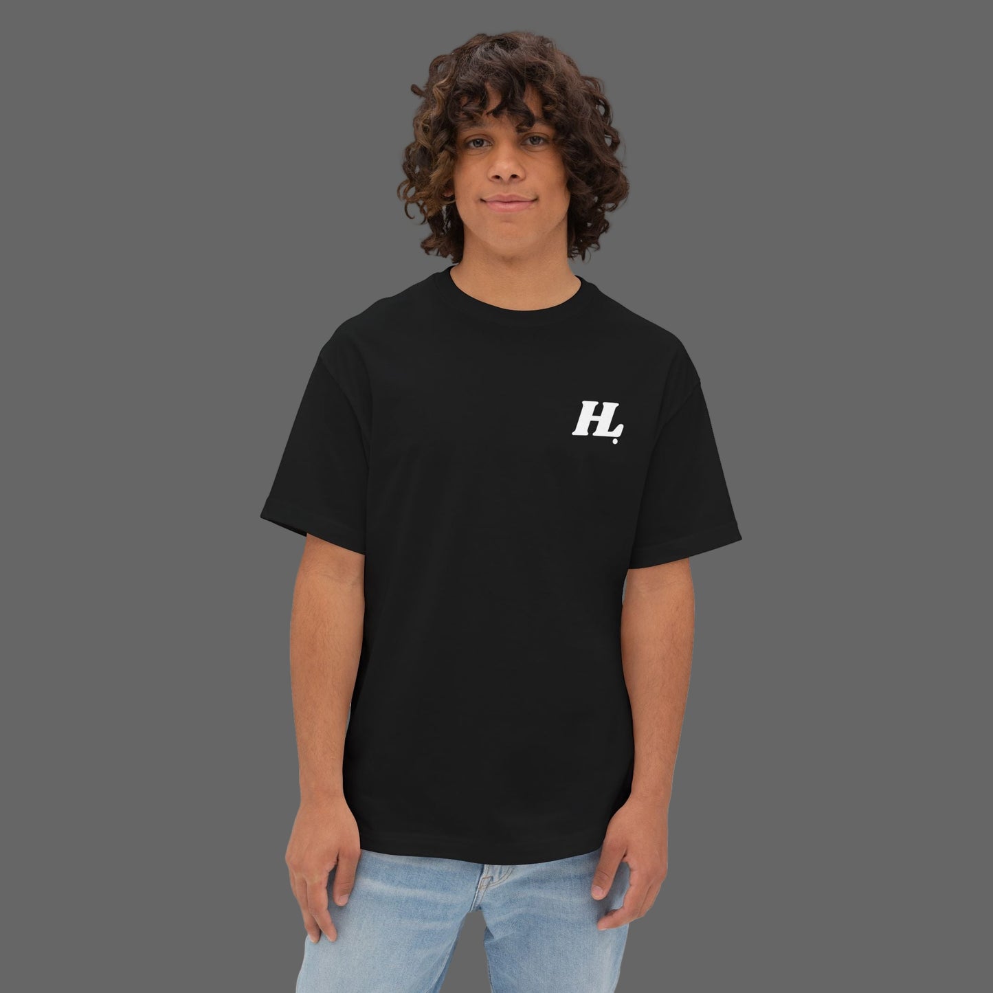Black HL Oversized Tee
