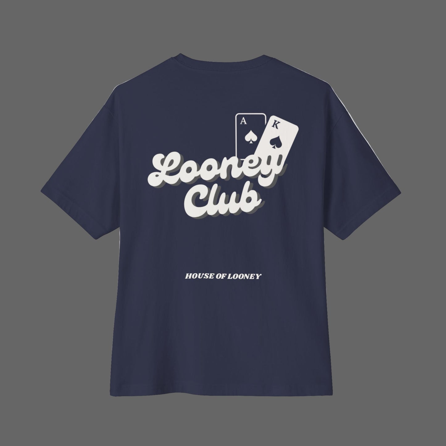 Navy Blue HL Oversized Tee