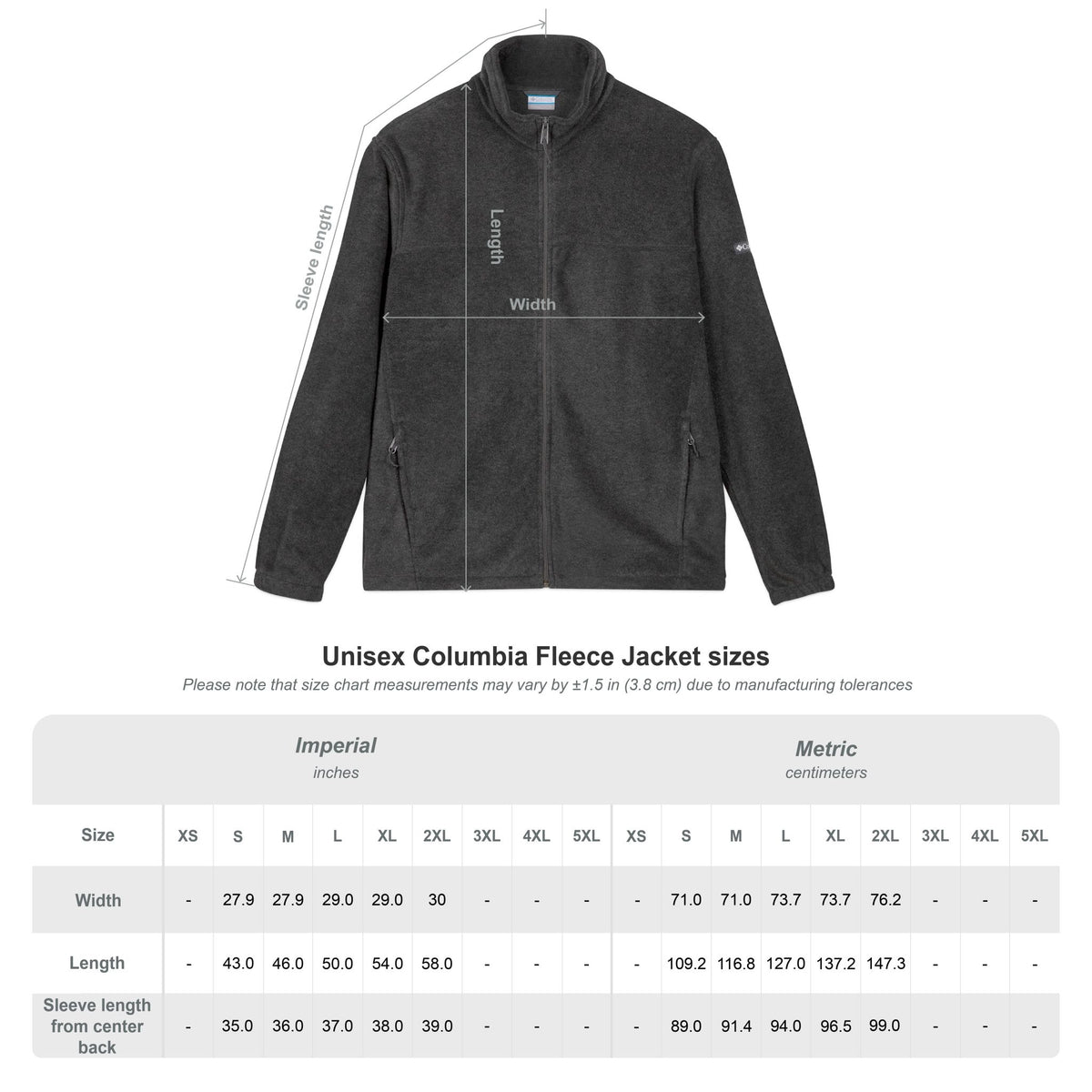 Embroidered HL Fleece Jacket
