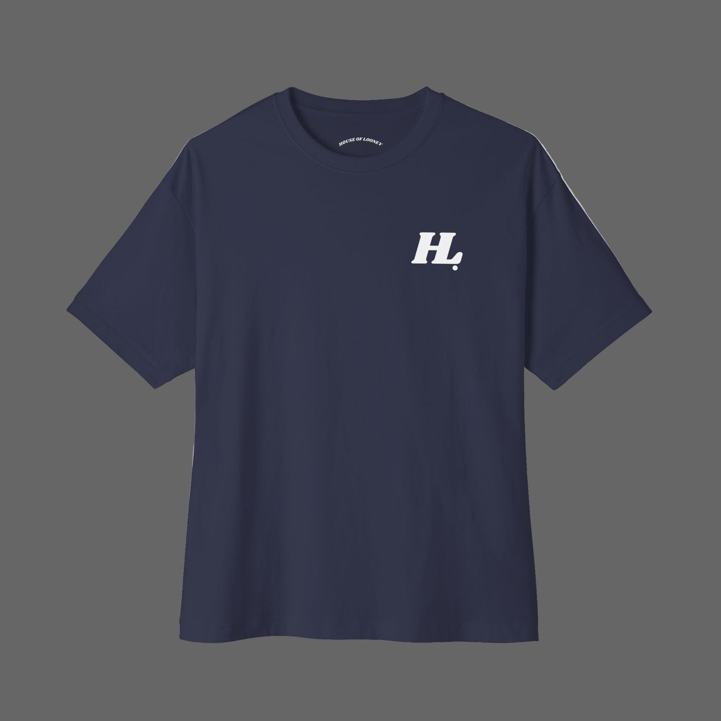 Navy Blue HL Oversized Tee