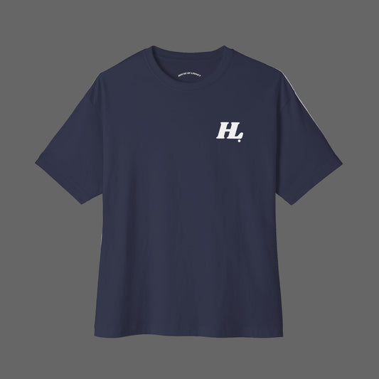 Navy Blue HL Oversized Tee