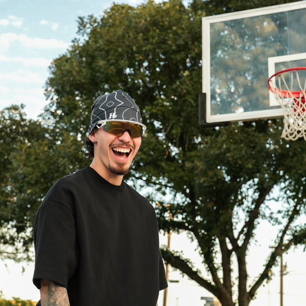 HL Satin Design Skully Cap