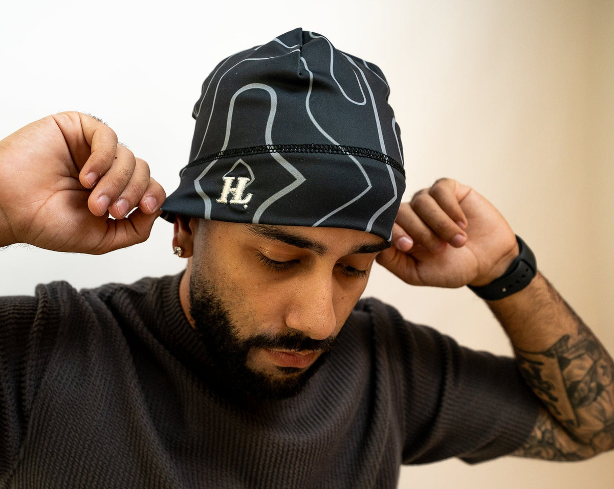 HL Satin Design Skully Cap