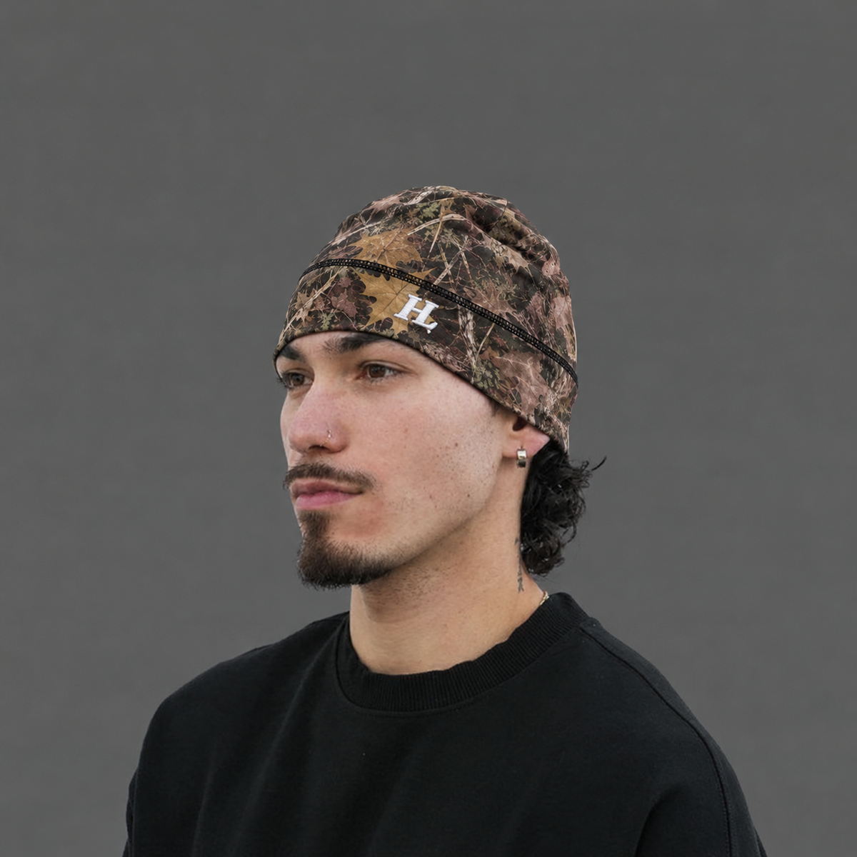 HL Satin Camo Skully Cap (Pre Order)
