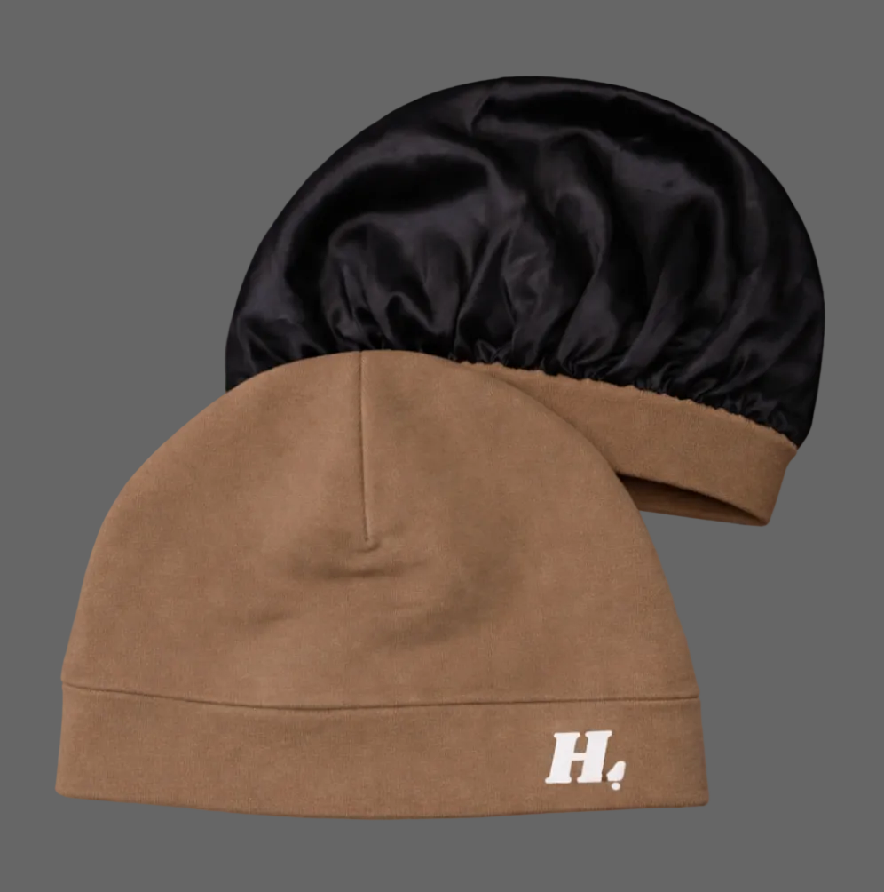 HL Satin Bonnet — Brown