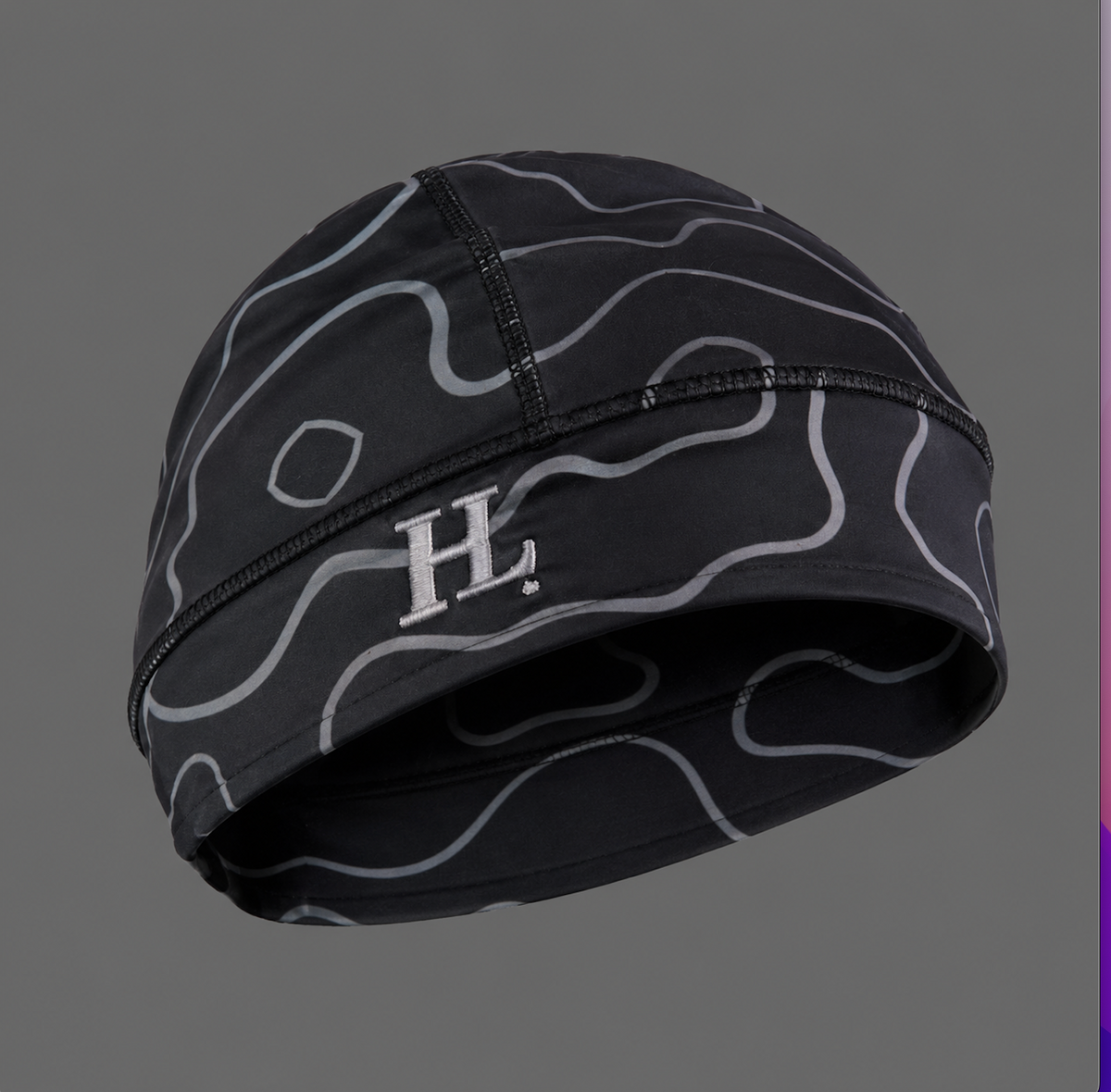 HL Satin Design Skully Cap