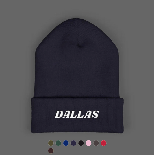 Dallas HL Embroidered Beanie